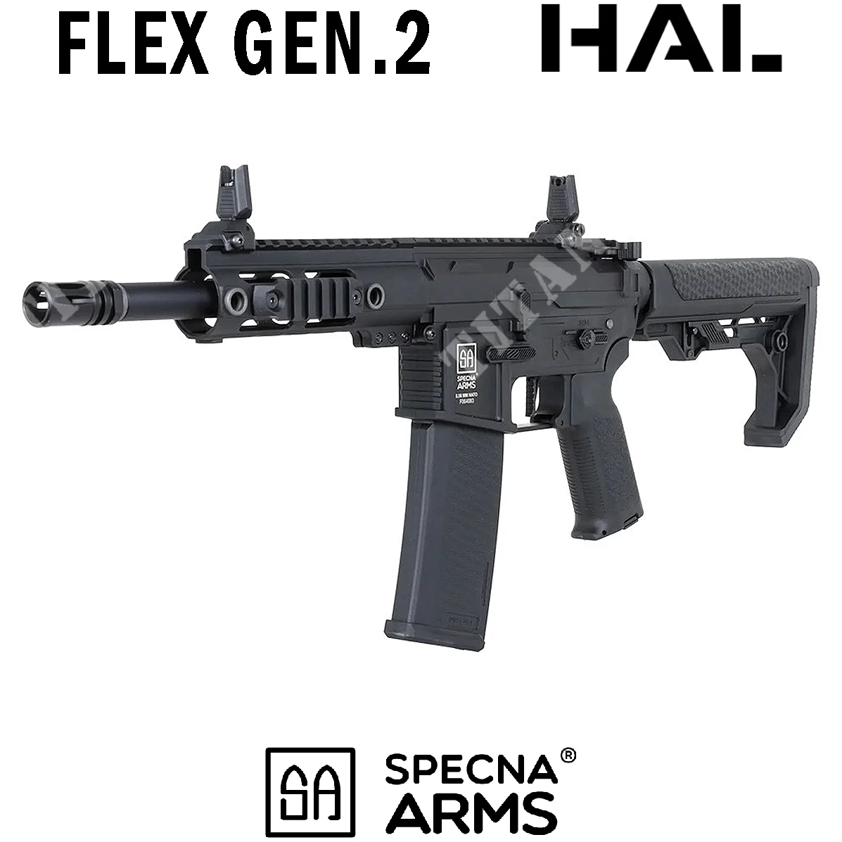 FUSIL M4 SA-F04-RL FLEX BLDC HAL GEN2 NEGRO SPECNA (SPE-01-047993)