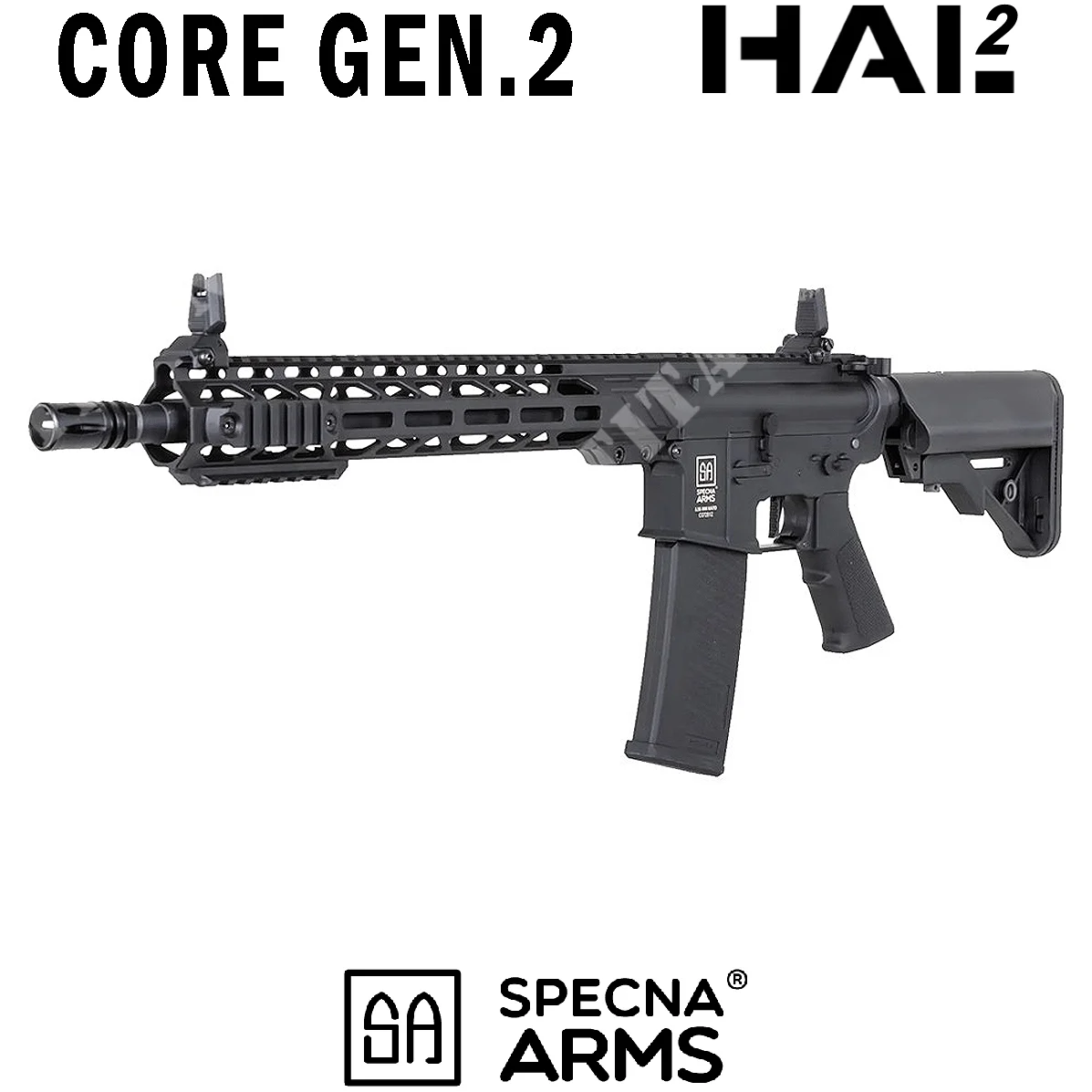 FUSIL M4 SA-C24 CORE HAL ETU GEN2 BRAZOS SPCENA NEGRO (SPE-01-047125)