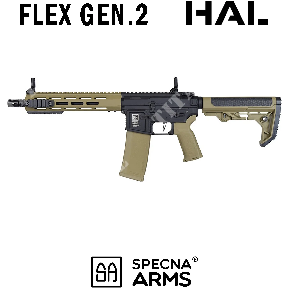 Fusil M4 SA-F03-RL FLEXIBLE TAN GEN2 BLDC SPECNA ARMS (SPE-01-048402)