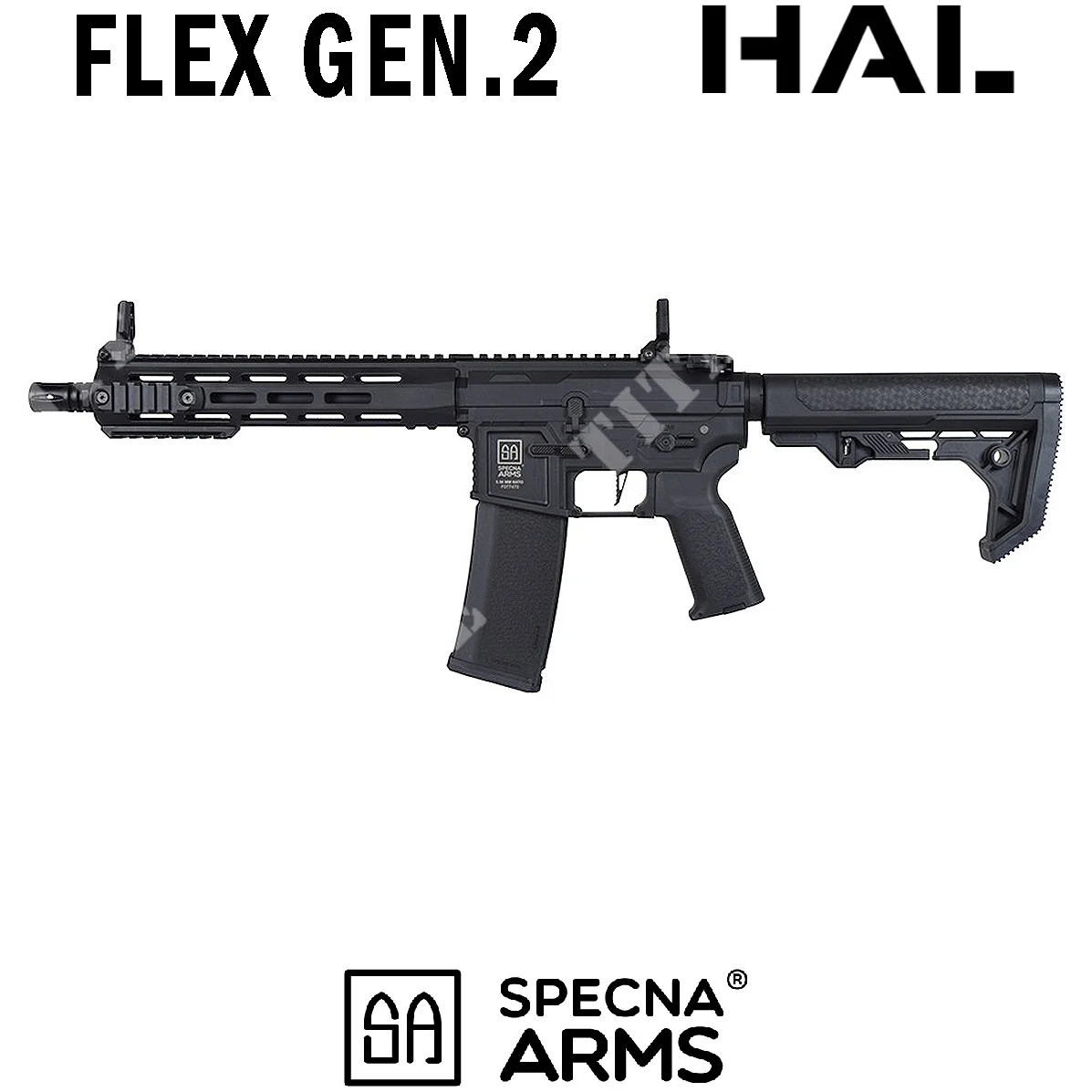 RIFLE MM4 SA-F03-RL FLEXIBLE NEGRO GEN2 BLDC SPECNA ARMS (SPE-01-048401)