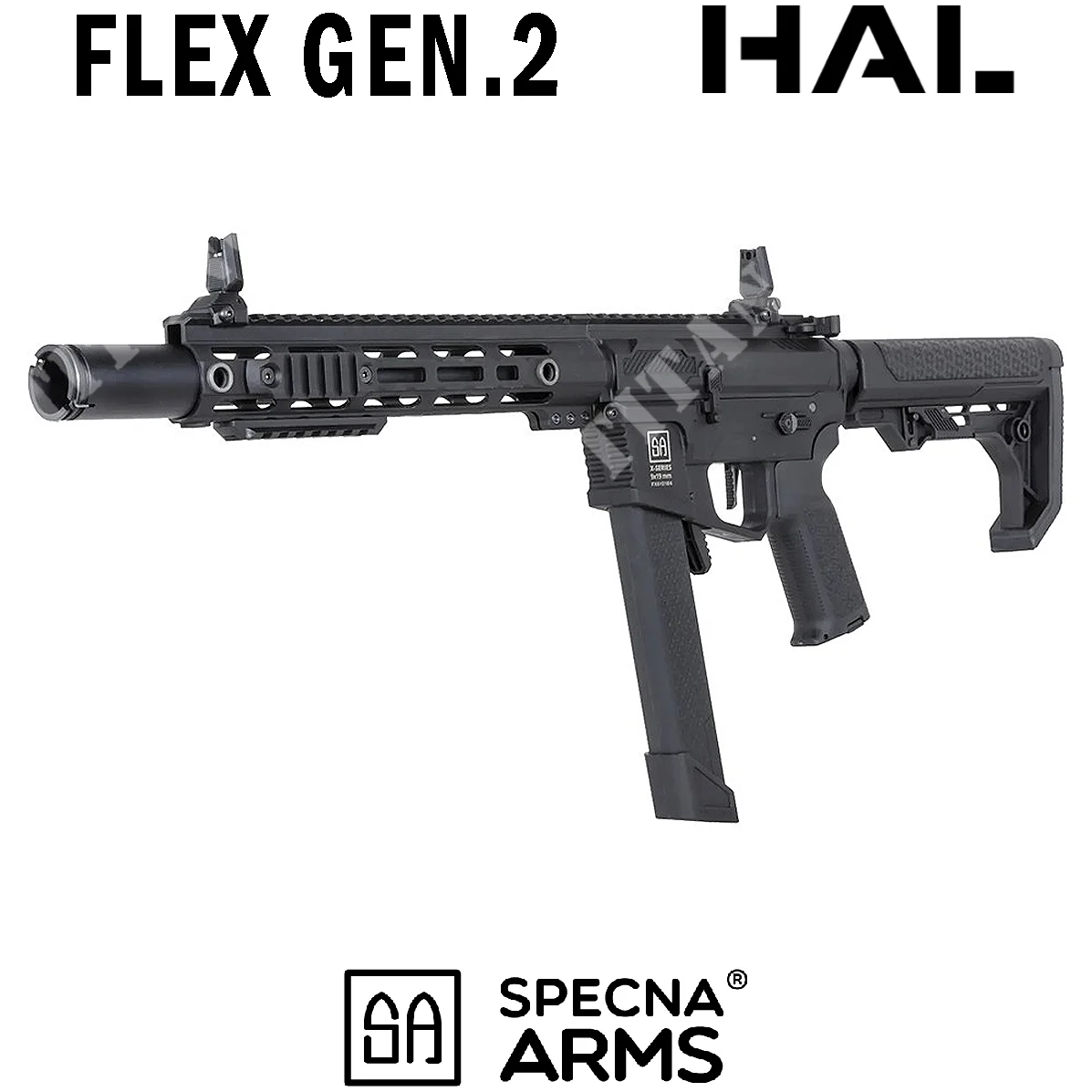 RIFLE SPECNA ARMS SA-FX02 FLEX BLDC HAL GEN2 NEGRO (SPE-01-048010)