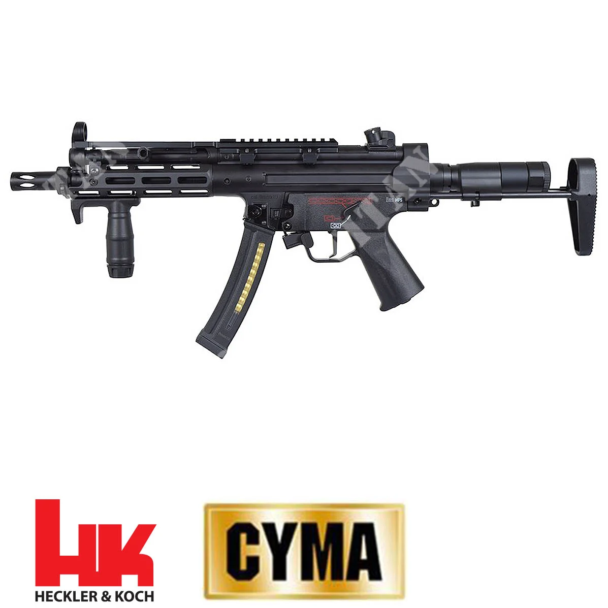 RIFLE H&K MP5 NEGRO PLATINO CYMA (CM041GHK)