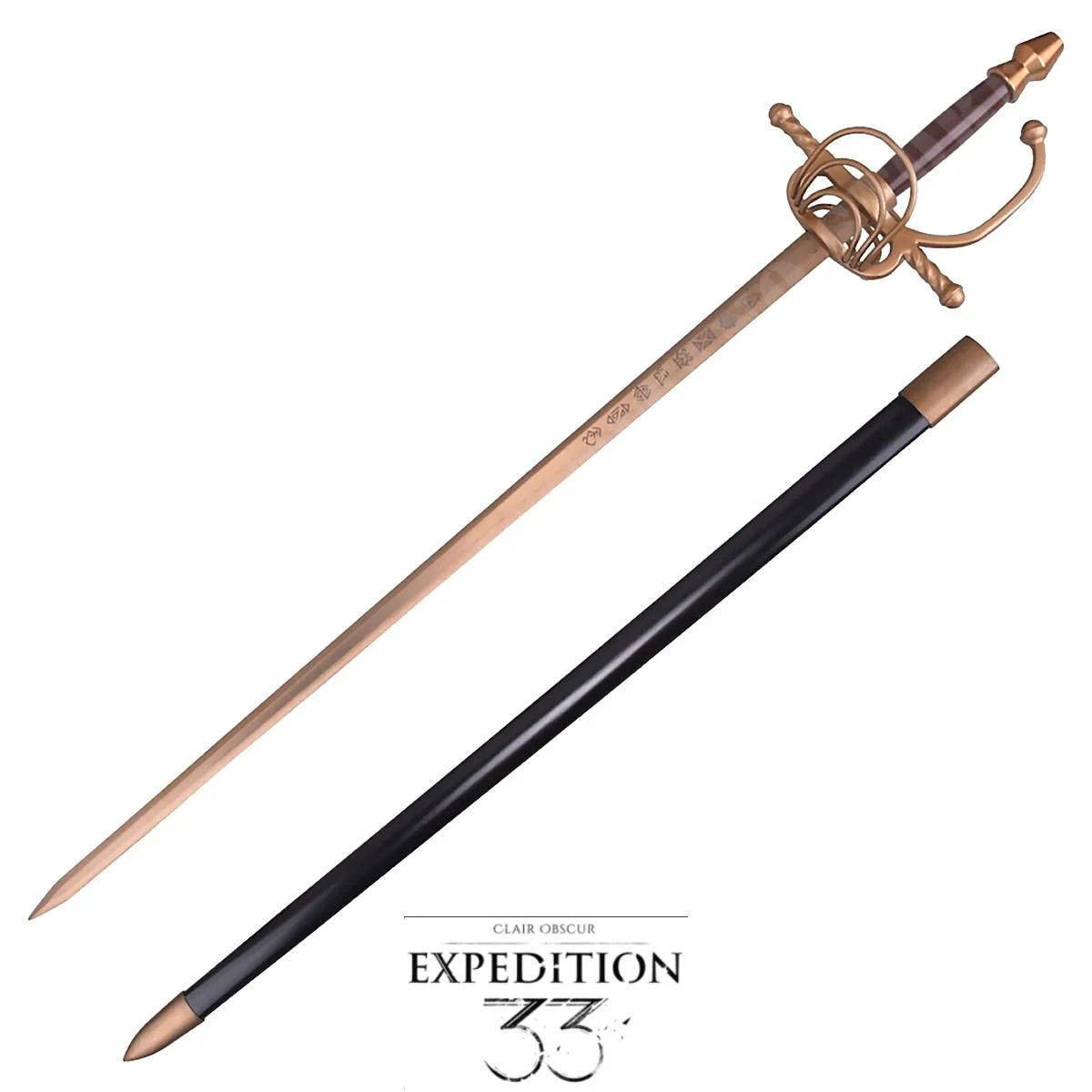 ESPADA ORNAMENTAL DE MAELLE CLAIR EXPEDICIÓN OSCURA 33 (ZS1269)