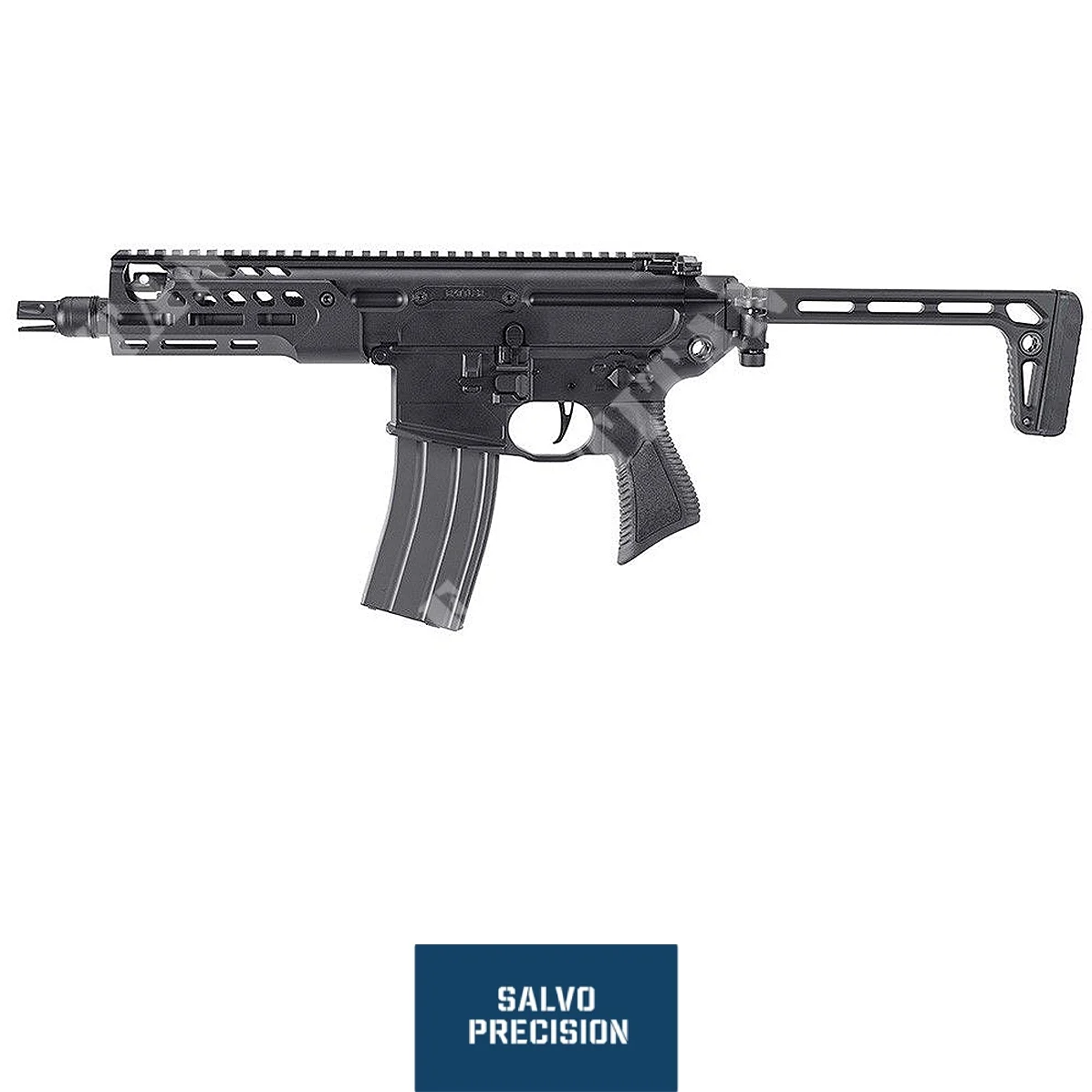 Fusil GBBR MCX RATTLER LT de 6,75 pulgadas, color negro (SP-G104-3C)