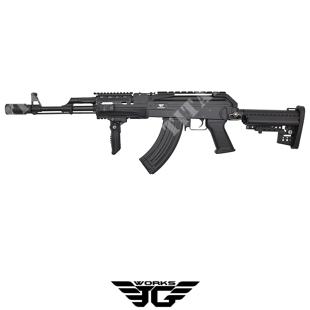 Fusil táctico AK-47 negro JG (AK47-0517)