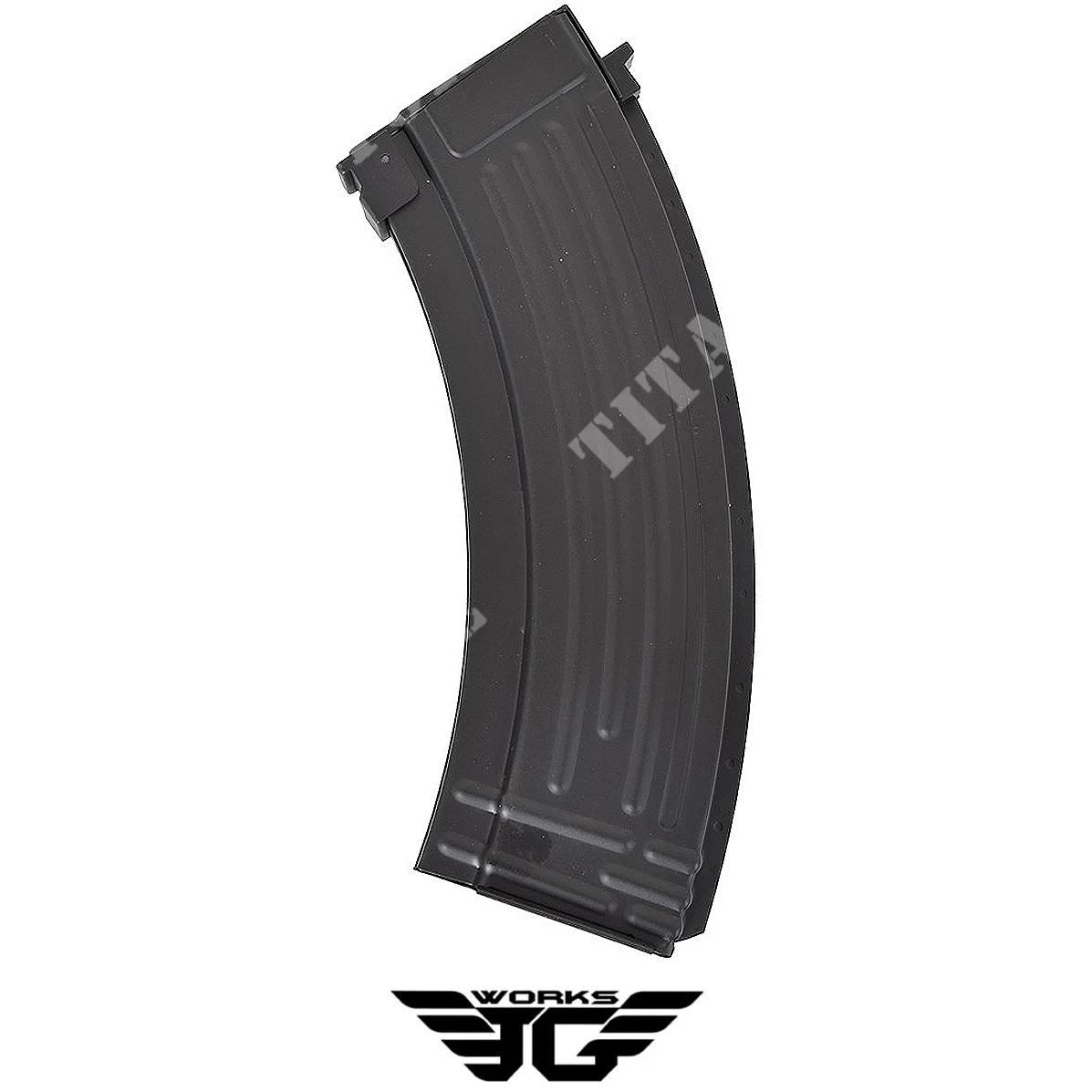 Cargador JG 190BB AK de capacidad media, color negro (E-X042)