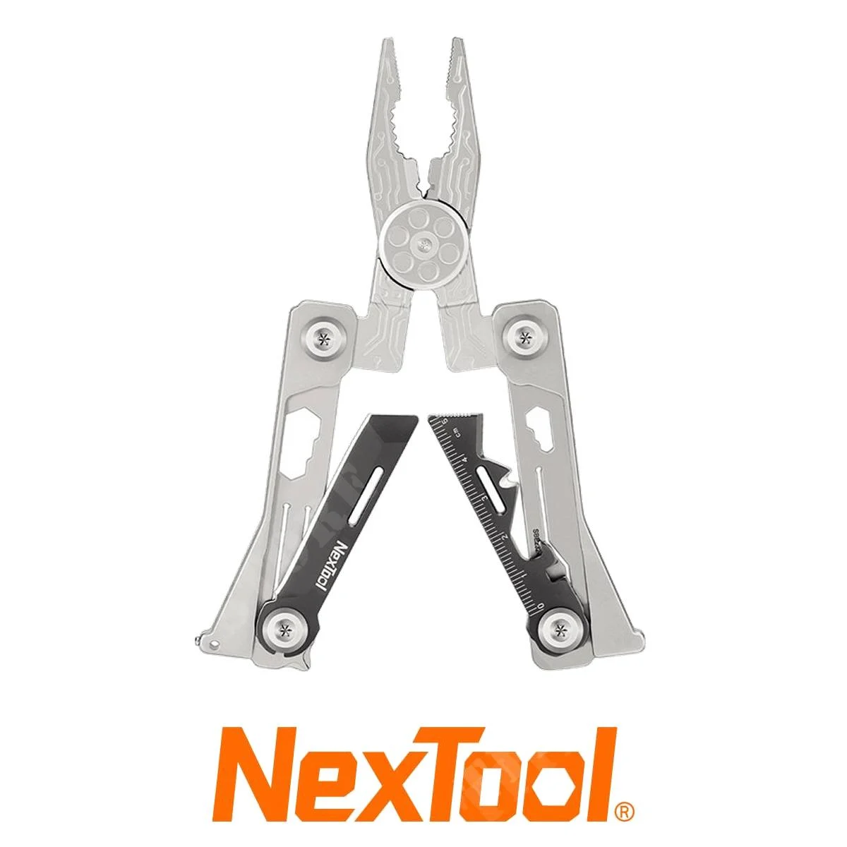 HERRAMIENTA EDC MULTIUSOS DE PLATA E30 NEXTOOL (NE20182A)