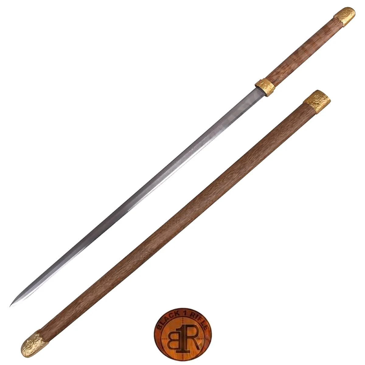 Katana ornamental Chokuto tradicional japonesa (ZSTZ6051)