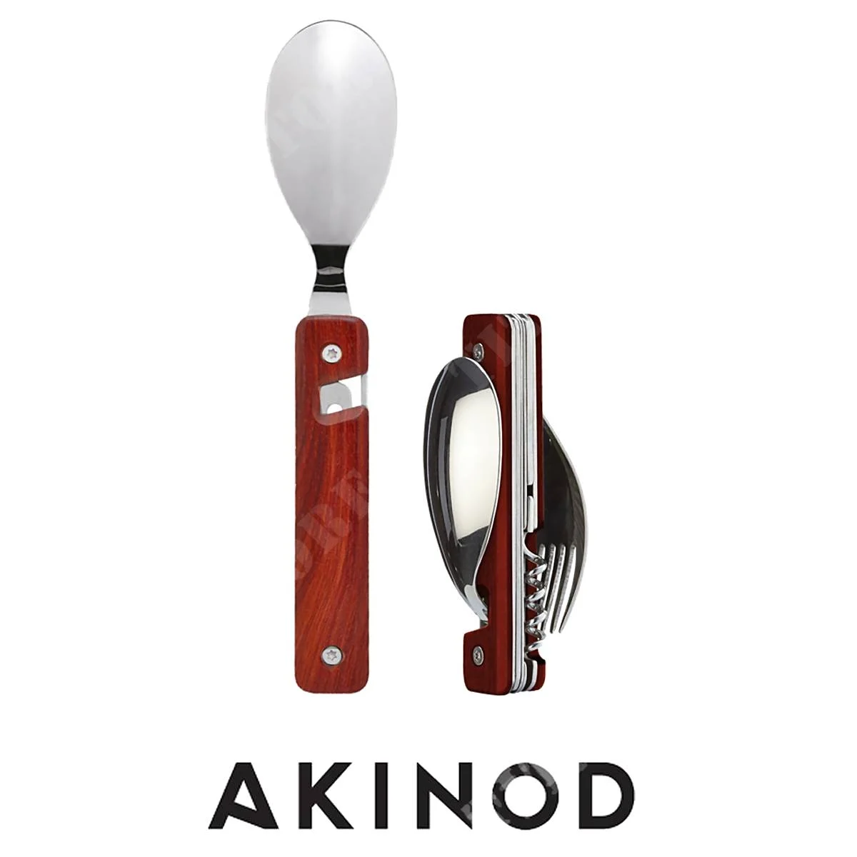CUBIERTOS MULTIFUNCIONALES AKINOD 13H25 MAGNÉTICOS BOIS CORAL WOOD (C398A2M005)