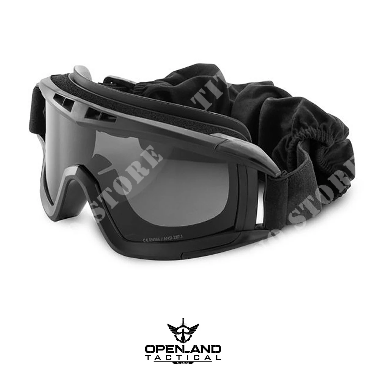 GAFAS BALÍSTICAS NEGRAS CON LENTES OPENLAND (OPT-UM008 01)