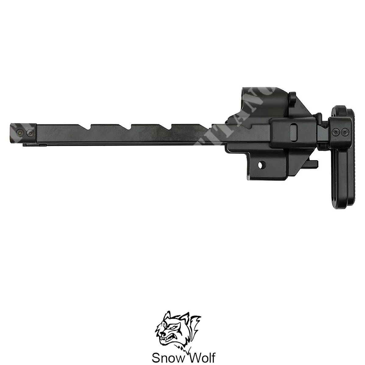 CULATA RETRÁCTIL SNOW WOLF PARA MP5 NEGRA (SW-MP5ST4)