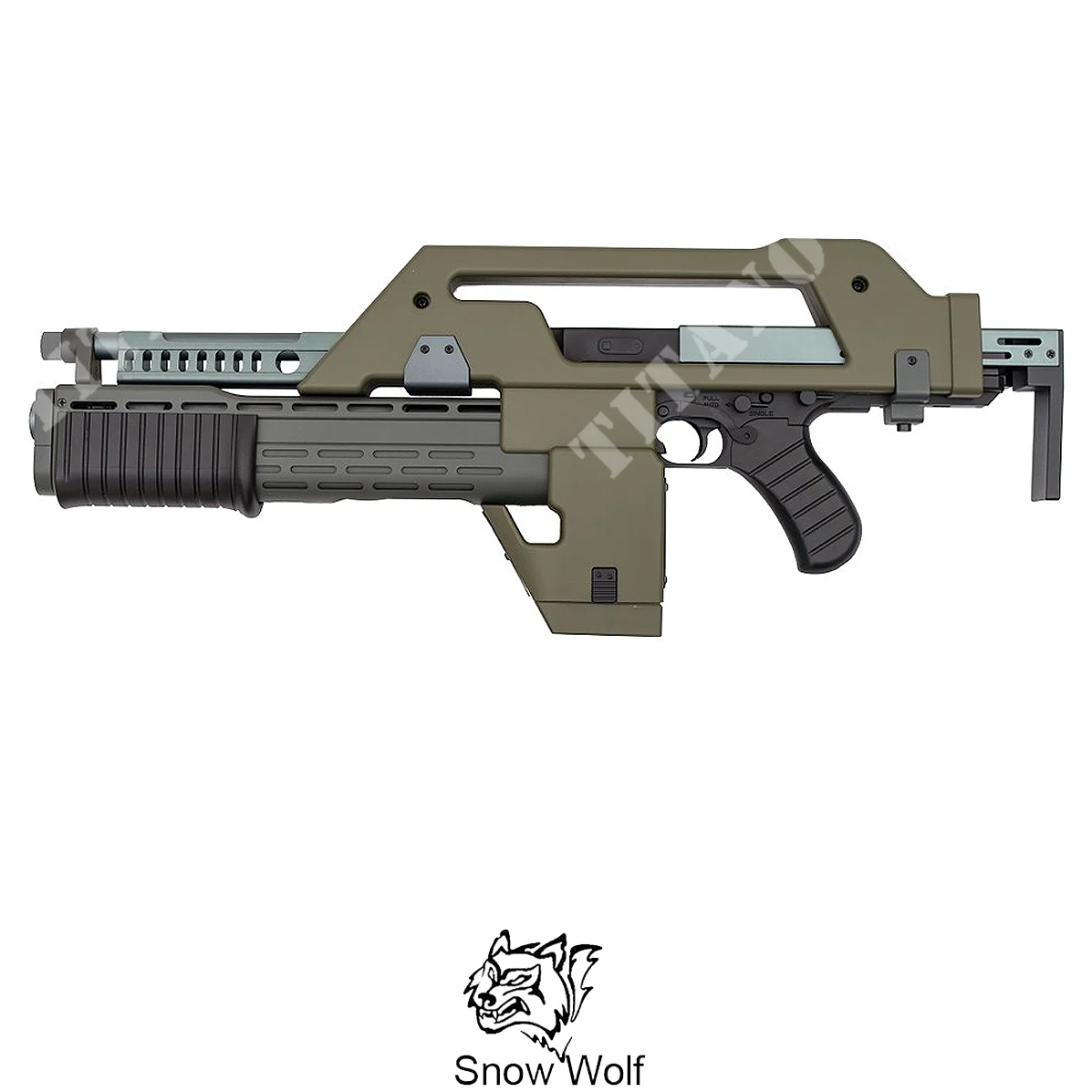 FUSIL ALIENÍGENA M41A PLUSE FUSIL LOBO DE LAS NIEVES VERDE (SW-11V)