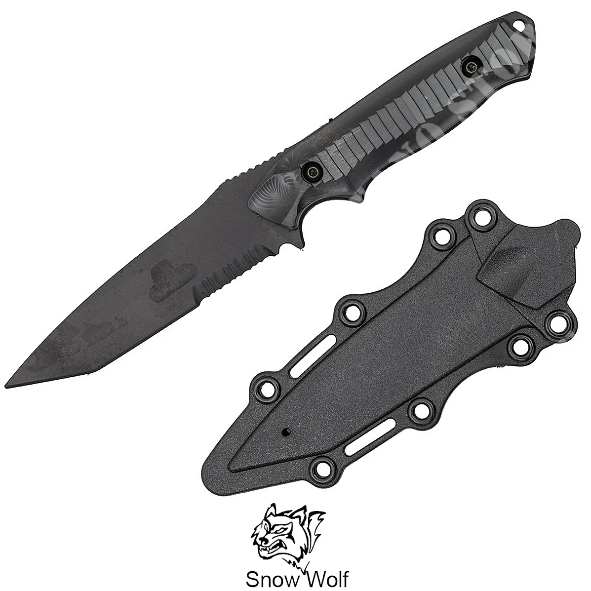 Cuchillo de juguete M37 Black Snow Wolf (SW-TD018)