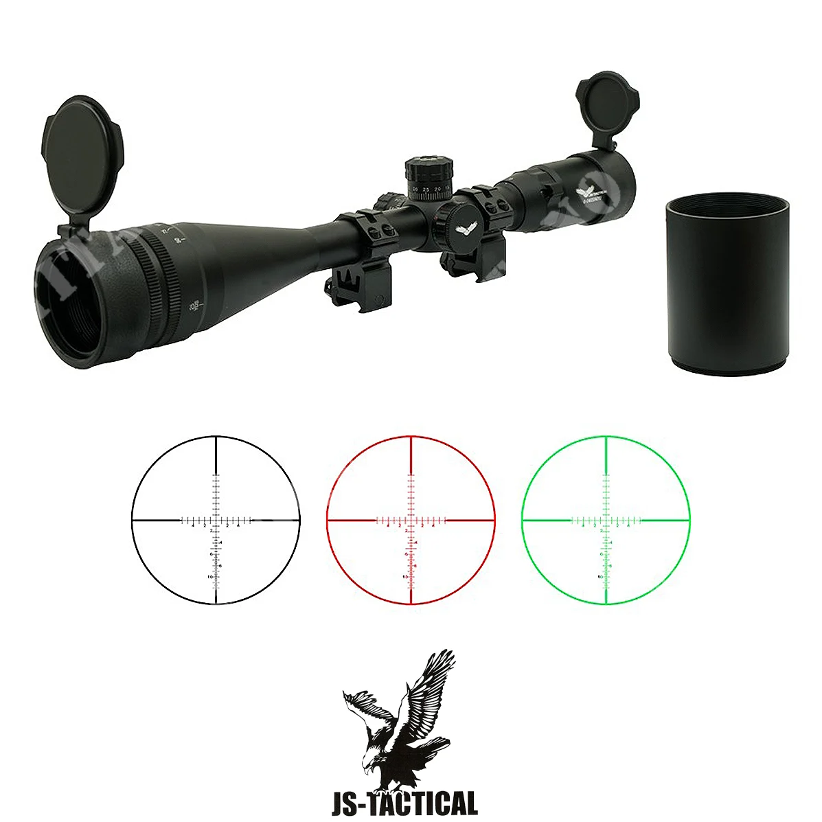 ÓPTICA 6-24x50 MM NEGRA JS TACTICAL (JS-6-24X56AOYU)