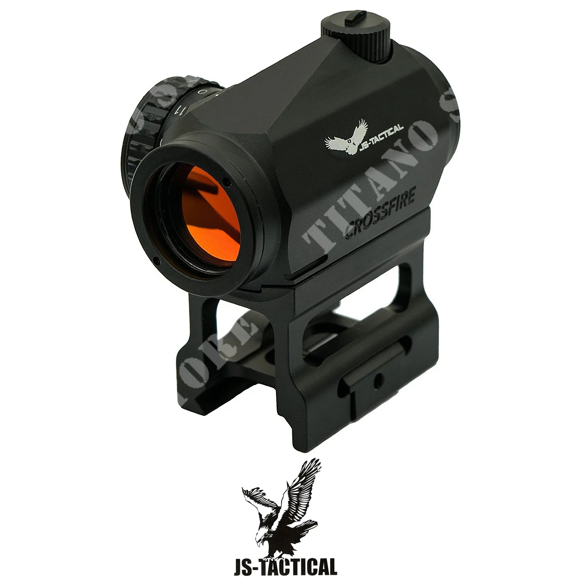 MIRA TÁCTICA DE PUNTO ROJO CROSS-FIRE NEGRA (JS-A5)