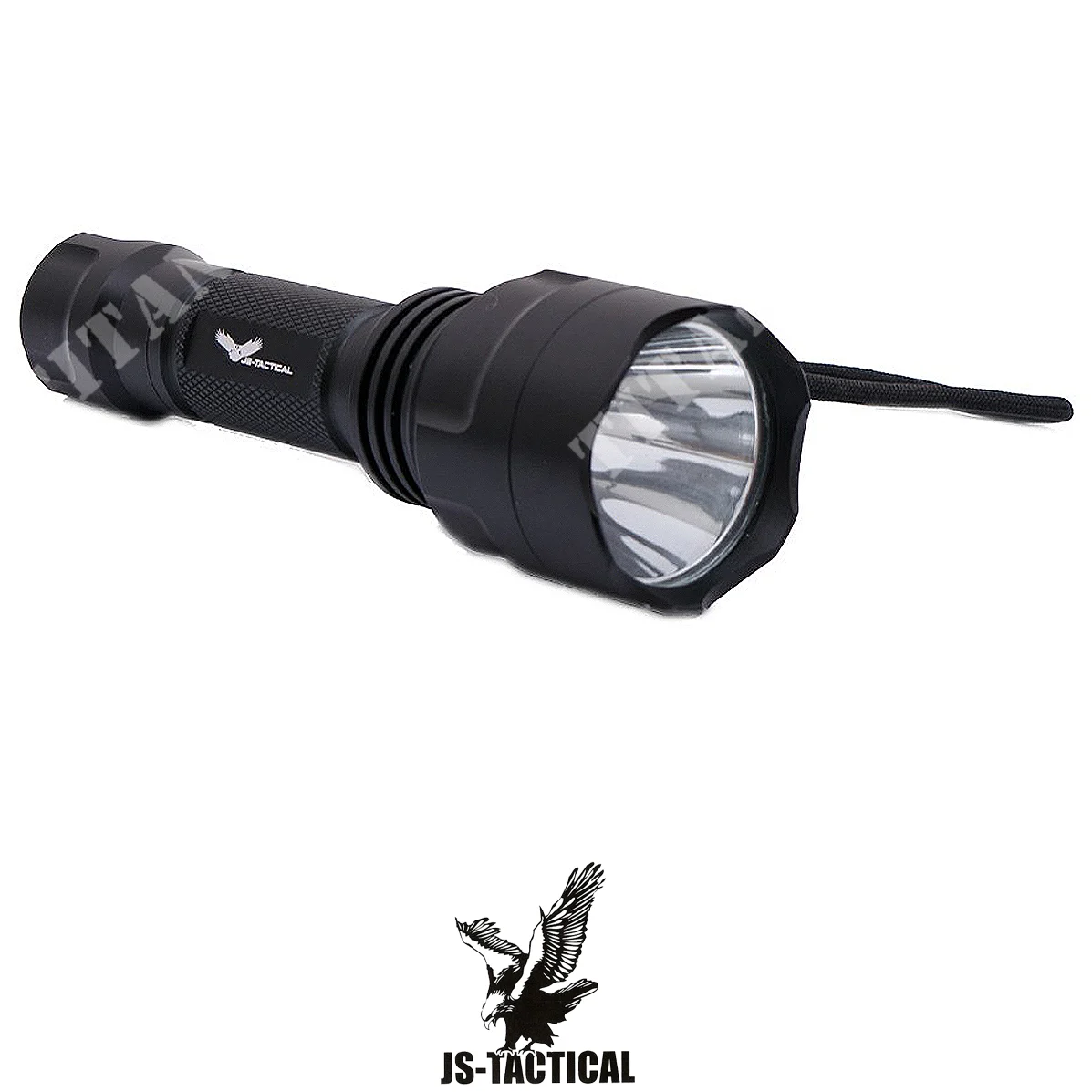 Linterna LED táctica negra JS (JS-SD08)