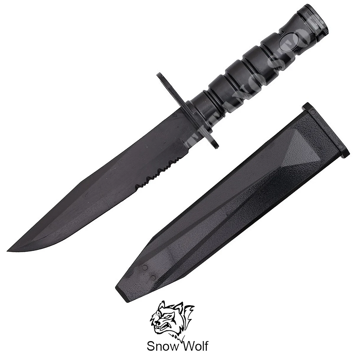 CUCHILLO/BAYONETA DE IMAGEN SNOW WOLF M10 NEGRO (SW-TD203)