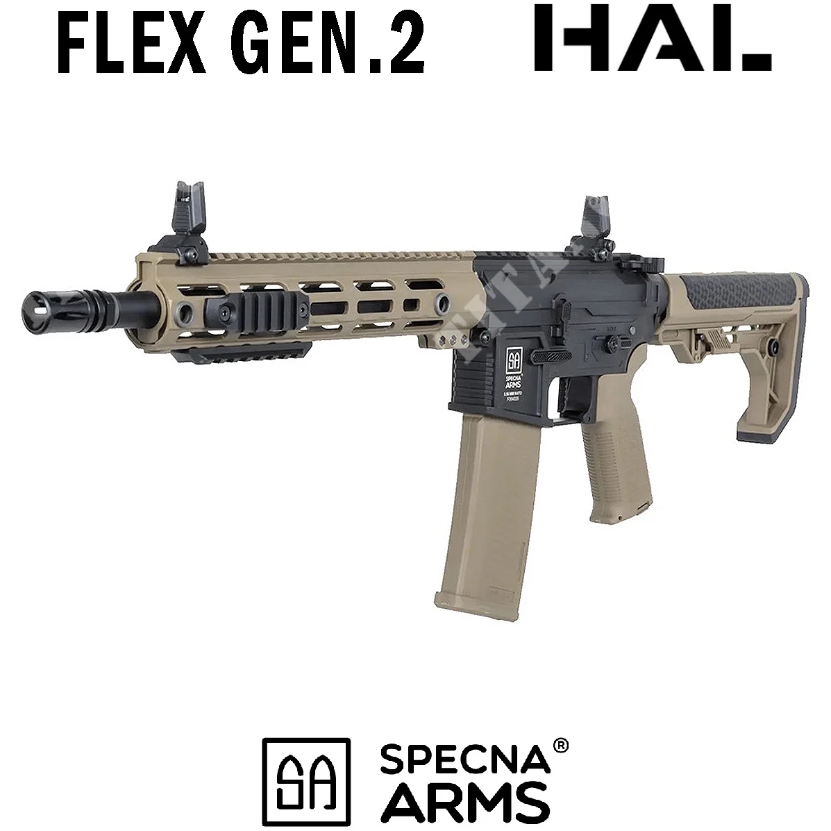 RIFLE M4 SA-F05-RL FLEX LIGHT HAL ETU GEN2 BRAZOS TAN SPECNA (SPE-01-047446)
