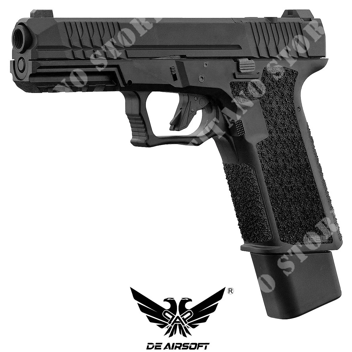 PISTOLA DE GAS P80 NEGRA DOBLE ÁGUILA (PG1990)