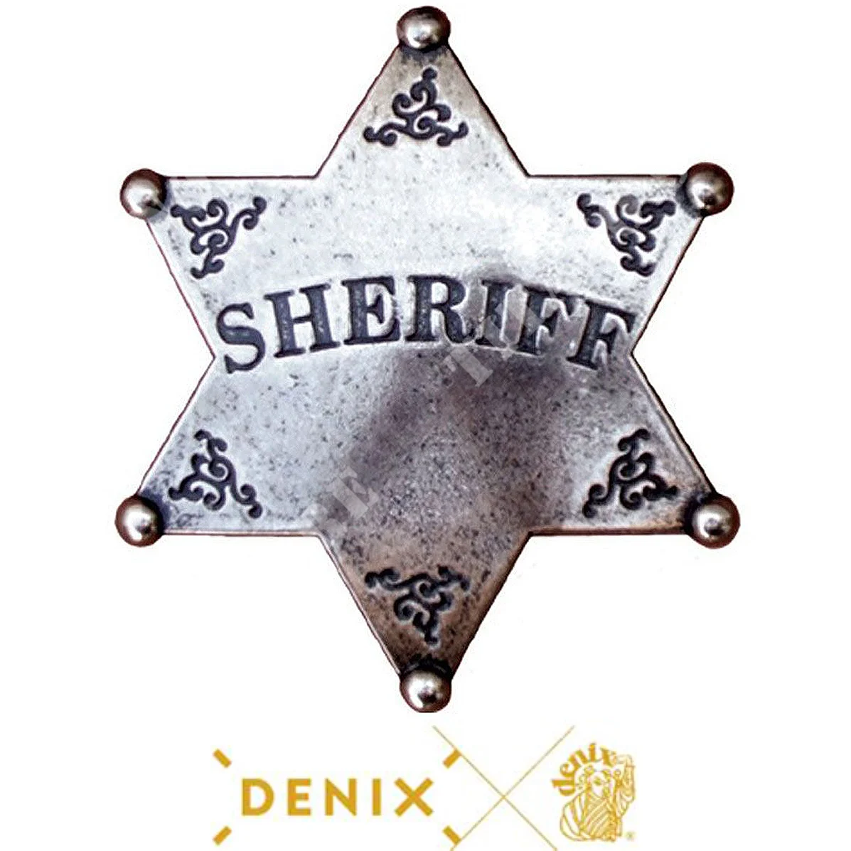 RÉPLICA DENIX STEEL SHERIFF STAR (0101)