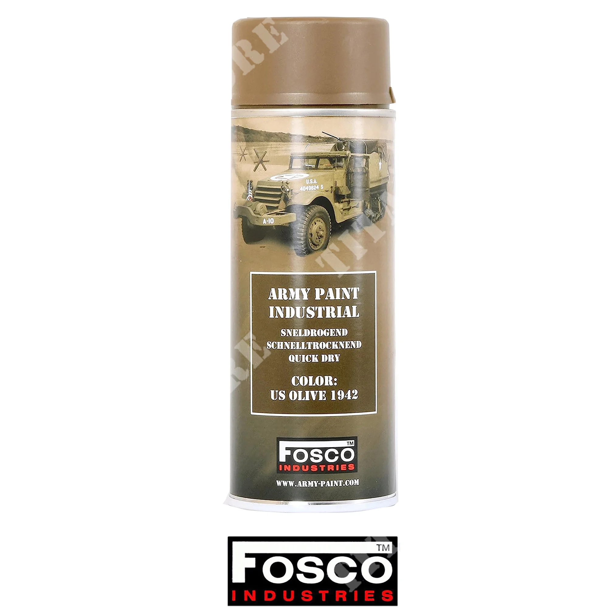 SPRAY PAINT US OLIVE 1942400 ML FOSCO (US OLIVE 1942)