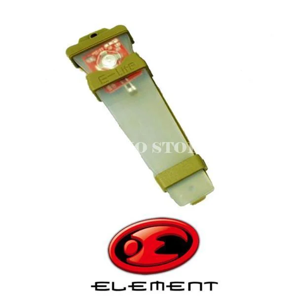 LINTERNA ELITE TAN RED LIGHT PARA CASCO ELEMENT (EL-EX234T/R)