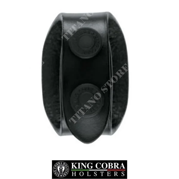 ESPACIADOR PARA CINTURÓN DE CUERO OJALES NEGRO KING COBRA (18.432 BK)
