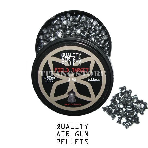 PIOMBINI CAL. PELLETS DE PISTOLA DE AIRE CON CALIDAD OBJETIVO DE CAMPO DE 4,5 MM