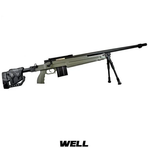 WELL SPRING RIFLE FRANCOTIRADOR TACTICO TIPO 1 OLIVE DRAB - VERDE (MB4415V)
