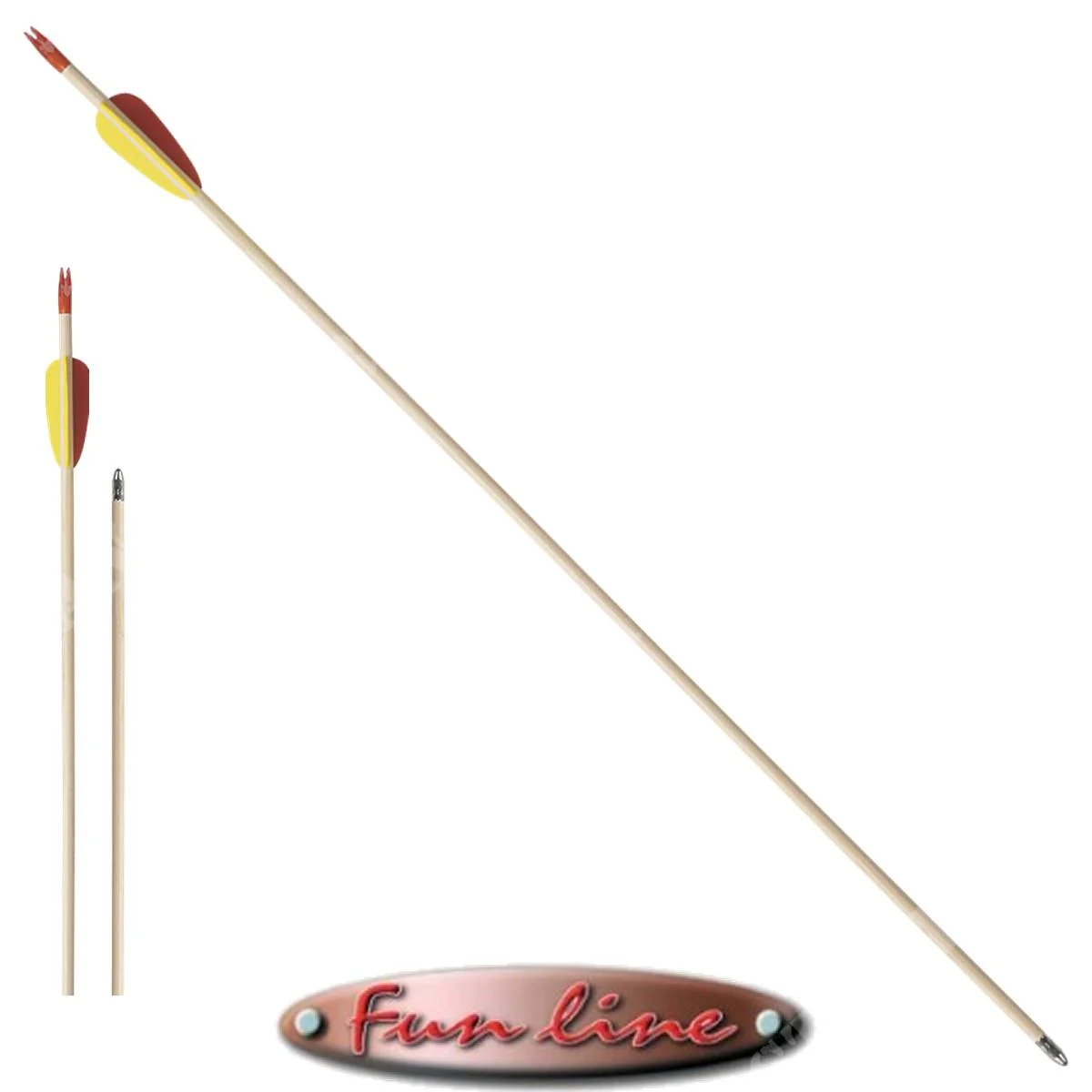 FLECHA PARA LAZO DE MADERA 28 "LÍNEA BIG FUN (538570)