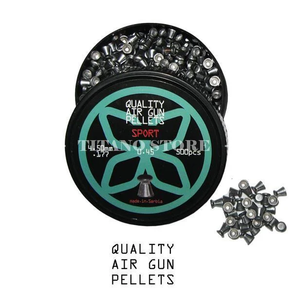 PIOMBINI CAL. PELLETS DE PISTOLA DE AIRE DE CALIDAD DEPORTIVA DE 4,5 MM (QAP-S)