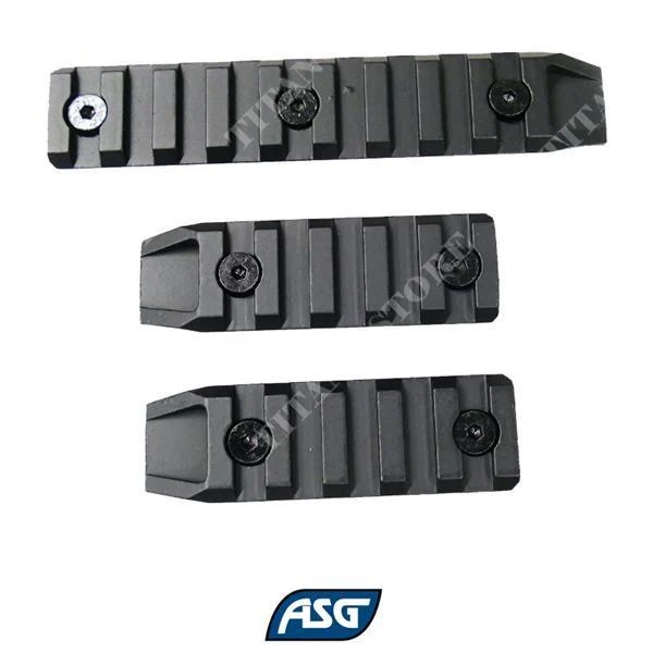 SET 3 TRINEOS KEYMOD STYLE NEGRO ASG (18511)
