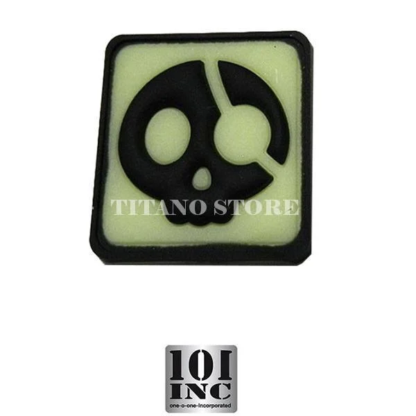 PARCHE PIRATA HALLOWEN PVC NEGATIVE GLOW 101 INC (11600)