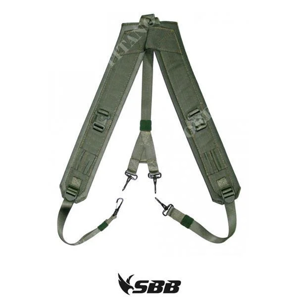CORREAS DE HOMBRO PARA CINTURÓN LC VERDE SBB (EISPAL)